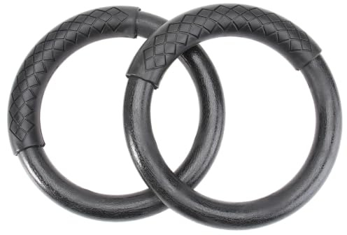 Veemoon Turnringe 1 Paar ABS Schwarz für Fitnesszwecke | Trainingsringe Grün Original, Trainingsringe für Gymnastik und Übungsringe