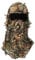 3D Blätter Camouflage Caps, Ghillie Hut Kopfbedeckung Jagd Balaclava Gesichtsmaske Camo Tactical Cap für Outdoor Sport Jagd Ghillie