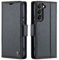 QLTYPRI Hülle für Samsung Galaxy S22 Handyhülle mit RFID Schutzhülle, Vintage Leder Hülle mit Kartenfach Ständer PU Ledertasche Stoßfeste Flip Wallet Case für Samsung Galaxy S22 - Schwarz