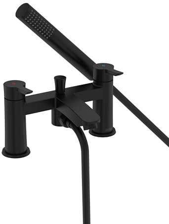Bristan APE BSM BLK Apelo 2 Hole Bath Shower Mixer, Black