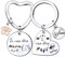 Lumengqi Cadeau annonce grossesse papi et mamie Porte-clés 2 Pièces Porte-clés Cadeaux Noël cadeau futur grand parent papy annonce grossesse originale grand parent mamie papi naissance surpris
