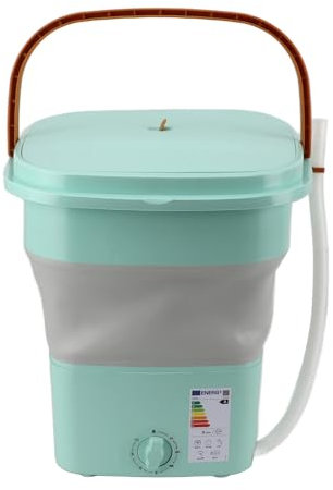 Fabater Machine Portative du Joint 12L, Machine à Laver Pliable, Mini Machine à Laver Portative de sous-Vêtements de Vêtements de bébé, Mini Laveuse pour Appartement, Voyage en (Green)