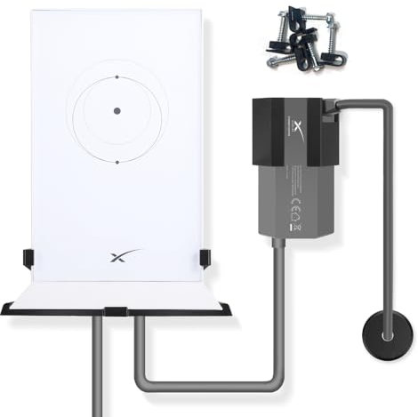 FANRTE Starlink Router-Wandhalterungs-Kits, Halterung für Starlink V2 Mesh Wi-Fi Router und Ethernet-Adapterhalterung, 1,9 cm Wandloch, Kabeldurchführung und Kabelclip für Starlink Mauerwerk Routing