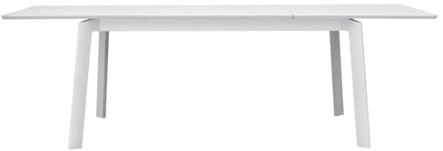 Gruppo Maruccia - Gartentisch Maxi aus Aluminium - Ausziehbare Struktur - Farbe Weiß - Größe von 2 bis 3 Meter - Esstisch
