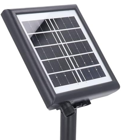 Solarpanel Lichterketten Aussen Steuerbox, 4 Einstellbare Helligkeitsstufen 8 Blinkmodi Solarpanel für Lichterkette außen solar, IP65 LED Solar Lichterkette Outdoor
