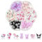 DMQ 3D Hello Cat Nail Art Charms, 49Pcs Kawaii Tembelle Unicorns & Rainbow Horse StellaLou 3D Nail Gems Decorations