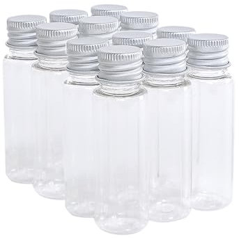 Jarvials 25ml Mini voyage plastique vide bouteille portable savon pour les mains vaporisateur transparent bouteille rechargeable 25cc réservoir de stockage 20pcs