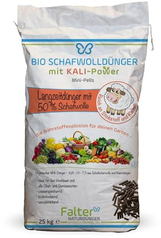 Falter BIO Schafwolldünger mit KALI-Power Mini-Pells 25 kg