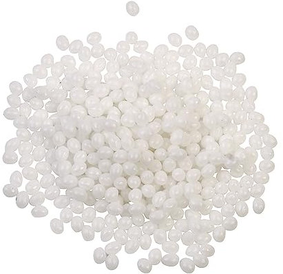 AGT Polymorph Plastik: 8er-Set Formbarer Polymorph-Kunststoff für DIY-Projekte, 250 g (Formbarer Kunststoff Modellbau, Granulat-Kugeln, Eier)