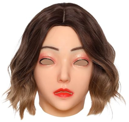 CYOMI Realistische Silikon Weibliche Halloween Mask für Crossdresser Cosplay Drag Queen Transgender Masquerade
