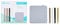 LOKLIK Vinyl Starter Bundle with 3X Rolls, Heat Press Mat & 3X Teflon Sheets - Compatible with LOKLIK Easy & Mini Heat Press Machines - Vinyl Rolls for T-Shirt, Clothing and Other Fabrics