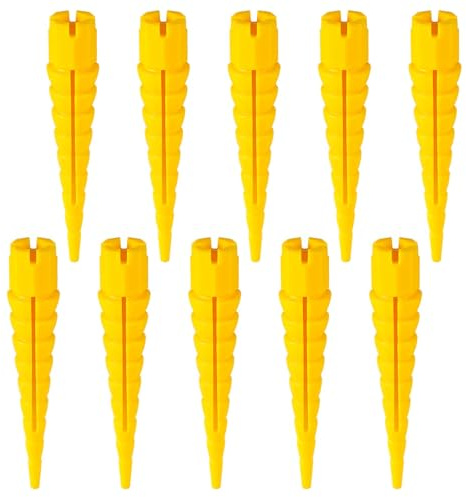 Wood Anchor for Screws, Wall Anchors for Drywall Stripped Screw Hole Repair Kit Wood Anchor Screw Kit Fits Wood Screws Sizes #2 to #16 for Wood Door Fixing Stripped Screw Holes