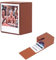 HIYQIN Photo Case for Instax Wide Film, 3.5x4.25” Photo Storage Box Fits for Fujifilm Instax Wide 400/300/210/Wide EVO, Picture Holder for Polaroid 600/I-Type/OneStep2 Instant Film - Brown