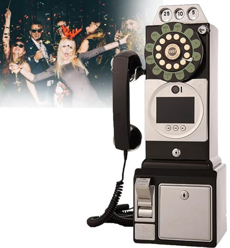 Audio- Und Video-GäStebuch, Personalisierte Videonachrichten FüR Hochzeiten Per Telefon, Zeichnen Sie Ihre Besonderen AnläSse FüR Eine Vielzahl Unvergesslicher PartyanläSse Auf Und Bewahren,Black
