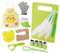 CUPERINOX Cuchillos Montessori | Set de Cuchillos Infantiles de 16 Piezas | Cuchillos Niños Aprendizaje +2 Años | Incluye Delantal, Guante de Seguridad, Moldes Tabla de Cortar | Kids Collection