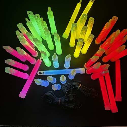 KNIXS Power-Knicklichter 6-50er Farbmix (Militär Standard)-einzeln verpackt