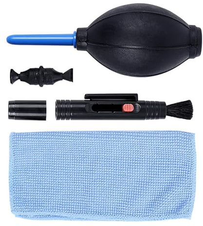 Reinigungssets, Luftgebläsepumpen, Objektivreiniger, Stift, Tuchbürste, Blasbürste für Kamera und Tastatur