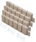 VEVOR Bordure de Jardin en Fausse Pierre, 1200 x 100 x 230 mm, Bordure de Pelouse Réaliste, Conception Modulaire, Taille d'une Brique, avec Pointes Ancrage, Résistante à Décoloration, pour Allées