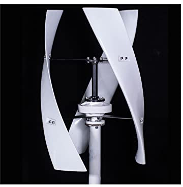 generatore eolico verticale di asse 4000W per energia residenziale, progettazione a spirale efficiente per uso domestico