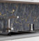MyMaxxi Küchenrückwand Folie selbstklebend matt Versteift - einfache Montage ohne Bohren - Motiv Marmor schwarz 60cm hoch - Spritzschutz Küche Klebefolie - Steine Mauer 400 x 60cm