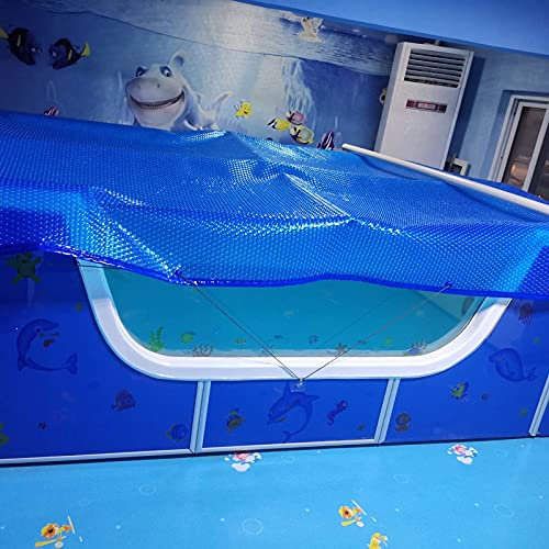 HSIRYAOHD Bâche de piscine rectangulaire avec œillets, film d'isolation thermique à bulles solaires, protection anti-poussière et imperméable pour piscines (taille : 2 m x 3 m)