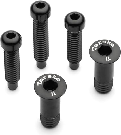 Terske Titanium Bolt Kit fits Shimano Rear Derailleurs & Pulley Wheels (PVD Black)