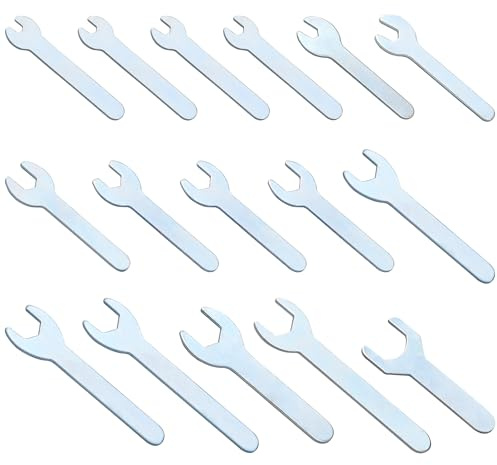 LHUIDDH Open-End Spanner Set – Metric U-Shaped Wrenches for Automotive, Home & Industrial Repairs