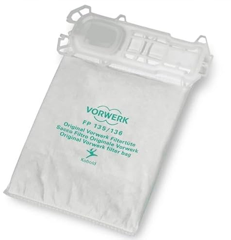 FP - 6 Original-Staubsaugerbeutel für Vorwerk Kobold VK135 - VK136 Staubsauger FP135 - FP136