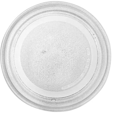 BEAHING Plateau tournant en Verre pour Micro-Ondes, Remplacement Universel de Plaque pour Micro-Ondes de 9.6 Pouces, avec Anneau Plateau tournant à 3 Bras pour 17 à 25l