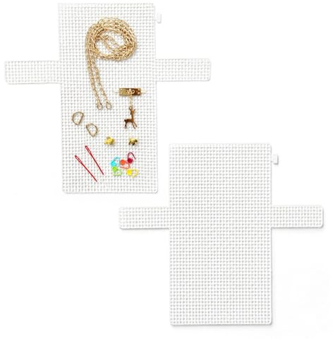 CHROMACRAFT 1 Juego De Accesorios para Bolsos De Ganchillo, 1 Pieza De Malla De Plástico, Incluyendo Cerraduras, Cadenas, Rehangers Y Otros Accesorios, Mallas Especiales para Crochet Bags.
