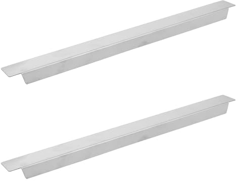 Milisten 2-Pack Stainless Steel Steam Table Pan Divider Bars: 10.22 (26cm) Support Rods - Commercial Grade Divider for 1/4 Size Food Pans