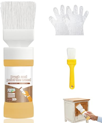 Xevinas All-in-One Weiße Farbe, Abtönfarbe Schwarz, Schwarze Farbe für Holz & Metall, Möbelfarbe ohne Schleifen Schwarz, Schrankfarbe ohne Schleifen – Für Innenflächen (C)
