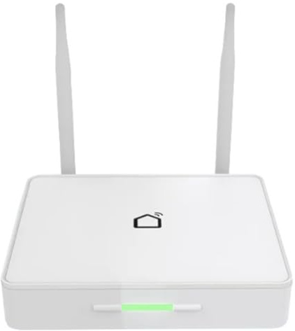 Cryofu RJ45 Powered Tuya Zigbee 3.0 Gateway Home Hub Modem dal design moderno con segnale migliorato, funziona su più piani tramite l'app Life