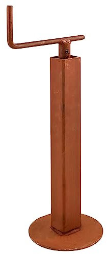 PKW Anhänger Stützfuß Stützrad Stütze mit Kurbel 50x50mm 500 kg/Hub 175 mm