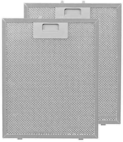 Hygena Hotte Cuisinière Treillis Métallique Extracteur Ventilation Filtre (Paquet de 2, Bleu, 300 x 240 mm)