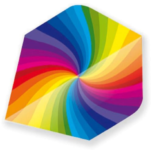Unicorn Core.75 Fin Flight-Rainbow Swirl, Mehrfarbig, Einheitsgröße