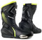 SHIMA RSX-6 Men, Scarpe Moto Uomo | Rinforzate Stivali Moto Uomo in Pelle, Supporto alla Caviglia, Suola Antiscivolo, Impugnatura del Cambio (Fluo, 45)