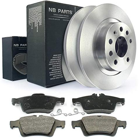 NB PARTS Bremsscheiben Beläge hinten 278mm voll passend für Opel Signum Vectra C Saab 9-3 9-3X