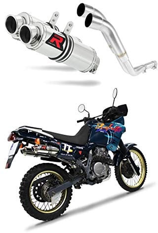 DOMINATOR Terminale di Scarico Marmitta Silenziatore GP1 compatibile con NX 650 DOMINATOR RD02 1988-1994