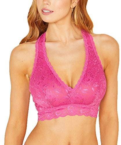 Cosabella Women's NSN Curvy Racie Rcrbk Bralette Bra, Victorian Pnk, Large