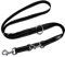 DDOXX Reflektierende Nylon Hundeleine - 2M, 3Fach Verstellbare Hundeleine Für Alle Hundegrößen - M (Schwarz)