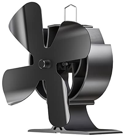 Signstek Ofenventilator Kaminventilator Öfen ohne Strom für Kamin Kaminöfen, Kamin Ventilator für Holzöfen
