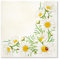 Tete a Tete 3Ply Flowery Tissue Paper Napkins Serviettes 33cm x 33cm - Pack of 20 (Bunch of MARGUERITES)