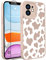 OOK Compatible with iPhone 11 Case Cute Cow Print Fashion Slim Lightweight Camera Protective Soft Flexible TPU Rubber for iPhone 11 with [Screen Protector]-Pink