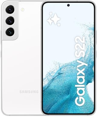 Samsung Galaxy S22, Android Smartphone, 6,1 Zoll Dynamic AMOLED Display, 3.700 mAh Akku, 128 GB/8 GB RAM, Handy in Phantom White, inkl. 36 Monate Herstellergarantie [Exklusiv bei Amazon]