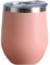 Gteller 12 oz Stainless Steel Wine Tumbler Stemless Glasses with Lid, Double Wall Insulated Travel Mug Perfect for Wine, Coffee, Drinks, Champagne, Cocktails, Colorful (Indy Pink)