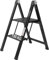 STROXX® Trittleiter 2 Stufen klappbar| Doppelstufenleiter |Malerleiter |Elektrikerleiter |Klapptritt |Stufenleiter |bis 150 kg belastbar| Tritthocker | rutschfest | zusammenklappbar|
