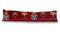 Ashley Mills Christmas Snowman Presents Red Home Draught Excluder Chenille Draught Stopper (Xmas Nutcracker)
