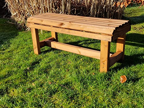 Churnet Valley Garden Bench, Wooden Garden Bench, Outdoor Wooden Bench, Outdoor Bench
