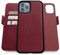 dreem Fibonacci 2-in-1 Wallet Case for Apple iPhone 12 & 12 Pro - Luxury Vegan Leather, Magnetic Detachable Shockproof Phone Case, RFID Card Protection, 2-Way Flip Stand - Burgundy